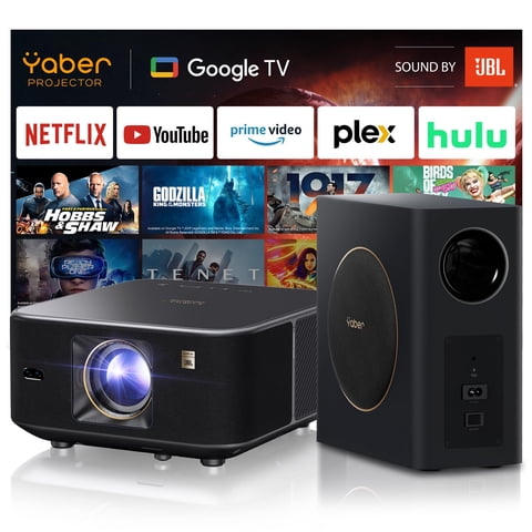 Yaber Projector - Proyector Yaber K3 Pro Con Subwoofer Set Smart Google Tv