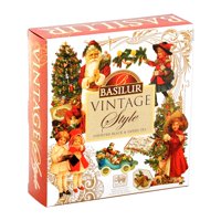 Basilur - Te Verde Negro Vintage Style Caja 40 Bolsas