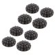 thumbnail image 4 of 8 Piezas Botones De Vástago De Cristal De Diamantes De Imitación Manualidades De Costura De Vestido De Novia Negro, 4 of 5