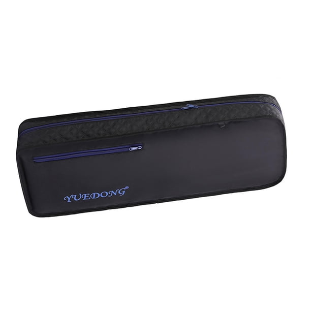 4/4 Caja de violín de tamaño completo Bolsa de moda resistente Caja de transporte de caja de violín de protección plegable para viajes al aire libre negro