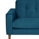 thumbnail image 3 of Sofa Salerno 2 Cuerpos Tela Salerno Velvet Azul Petroleo, 3 of 4
