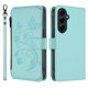 thumbnail image 2 of Funda Cartera Mariposa para [Samsung Galaxy A55 5G] con Soporte y Cremallera Verde menta, 2 of 6
