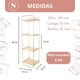 thumbnail image 3 of Repisa tipo Estante Dorado Moderno, 3 of 7