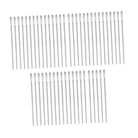 Bothyi - 50X Agujas De Coser A Mano De Ojos Grandes, Hilo De Acero Inoxidable, Aguja Afilada, Recta, 6,1 Cm X 2 Mm