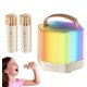thumbnail image 3 of Mini Parlante Portatil Con Luces + 2 Microfonos, 3 of 5