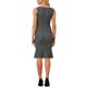 thumbnail image 3 of INSPIRE CHIC Vestido Elegante sin Mangas de Tweed con Cuello de Barco para Maestras de Regreso a Clases para Mujer, Negro XS, 3 of 5
