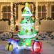 thumbnail image 4 of Árbol de Navidad inflable Joiedomi de 7 pies con 3 cajas de regalo LED, 4 of 9