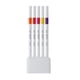 thumbnail image 2 of Set Tiralíneas Uniball Emott PEM-SY N°2 x5 Colores, 2 of 3