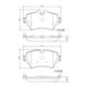 thumbnail image 1 of Pastillas Freno para auto COMLINE CBP02261, 1 of 2