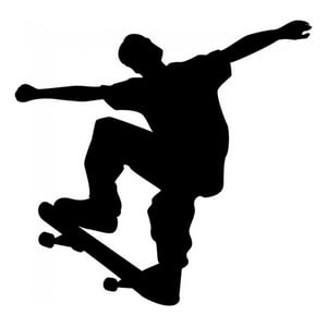 Rienda Libre Graphics - Decomural Jump Skateboard Extreme Sports Ws-15930