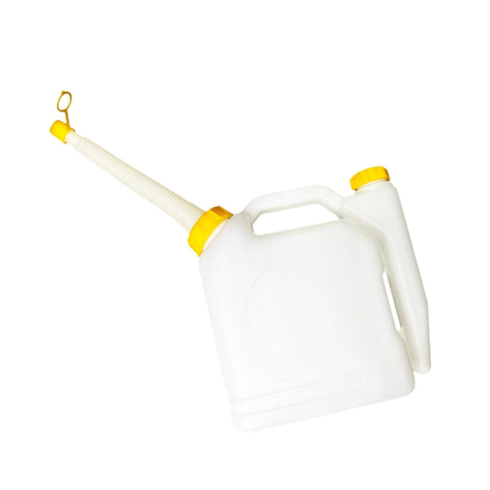 Magideal - Botella Medidora De Aceite Para Motores Portátiles De Dos Tiempos Recipiente Para Mezcla Precisa De Combustible Con Boquilla Pp Engrosado Adecuada Pa 5 Litros