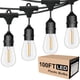 thumbnail image 1 of Guirnaldas de luces exteriores SUFEIMAS 100 pies, 30 portalámparas LED IP65, 120 V, 1 of 9