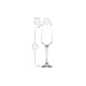 thumbnail image 2 of Set 6 Copas Champagne Cóctel 230ml Cristal, 2 of 3