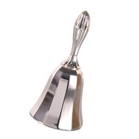 Magideal - Campana De Mano, Campana De Llamada, Campana De Mano, Campana De Servicio, Campana De Cena Versátil, Campana De Aula Para Hacer Sonar Alarma, Líneas D Campana De Plata