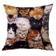 thumbnail image 2 of Funda De Cojín Con Estampado De Animales Para Sofá, Coche, Gato, 60x60cm, 2 of 5