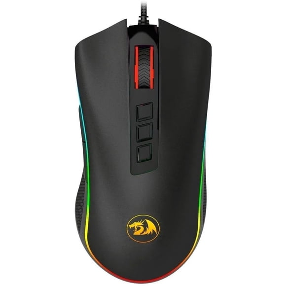 Mouse gamer de juego Redragon Cobra RGB M711 negro