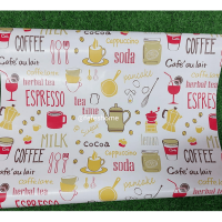 Genérico - Papel Mural Con Estampado Coffee