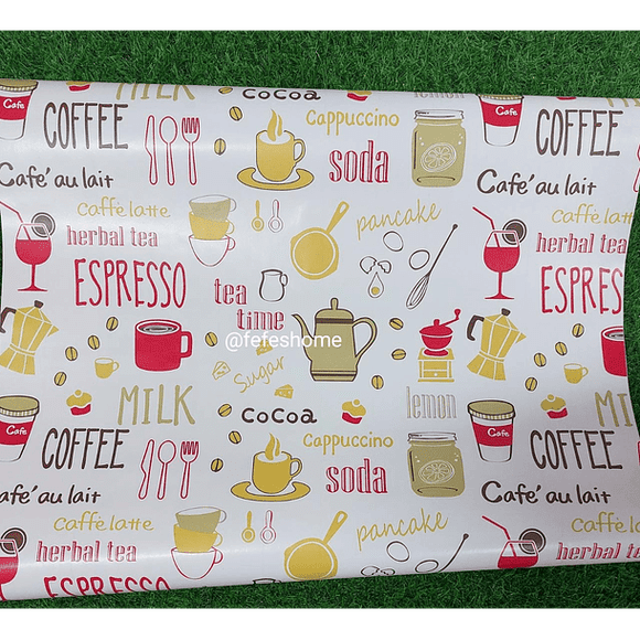 Papel Mural con Estampado Coffee