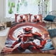 thumbnail image 2 of Power Rangers Conjunto de sábanas temático, trío de piezas, cómodo y amigable con la piel, diseño único, regalo de decoración para el hogar para familiares, amigos y fans,173cm *218cm, 2 of 6