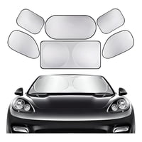 Genérico - Quitasol Parasol Parabrisas Auto 6 Piezas