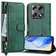 thumbnail image 3 of Funda Billetera Cremallera para Motorola Signature con Porta Tarjetas, Soporte y Correa Verde, 3 of 5