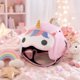 thumbnail image 3 of Casco Protector de Cabeza para Bebé Antigolpes Mambobaby Unicornio Rosa, 3 of 4