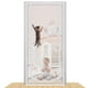 thumbnail image 1 of Cortina de puerta con cremallera antigatos, cortina divisoria para mascotas, mosquitera para balcón, mosquitera para evitar que escapen gatos y cachorros., 1 of 6