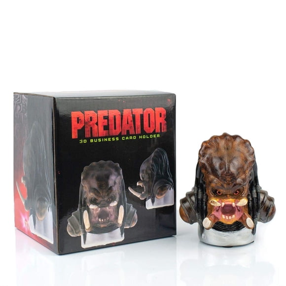 Tarjetero Predator con temática oficial de 11,43 cm de altura