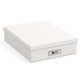 thumbnail image 1 of Caja de almacenamiento Bigso Oskar 8 cm × 26 cm × 35 cm blanca, 1 of 8