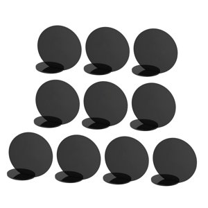 Bothyi - 10 Uds Diy Números De Mesa Etiqueta De Nombre De Invitado Para Cena Centro De Mesa De Fiesta Negro
