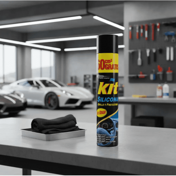 Silicona Para Automovil Aerosol 420 Ml. Kit