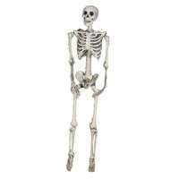 Magideal - Esqueleto De Halloween Articulaciones Móviles Escultura De Cuerpo Completo, Decoraciones De Esqueleto Humano De Imitación Para Fiesta En Casa