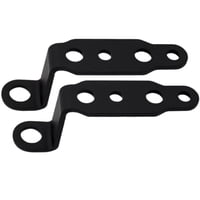 Xusx111 - Soporte De Montaje De Espejo De Motocicleta De 4 Piezas Soporte De Reubicación De Luz De Conducción De Niebla De Motocicleta (Negro)