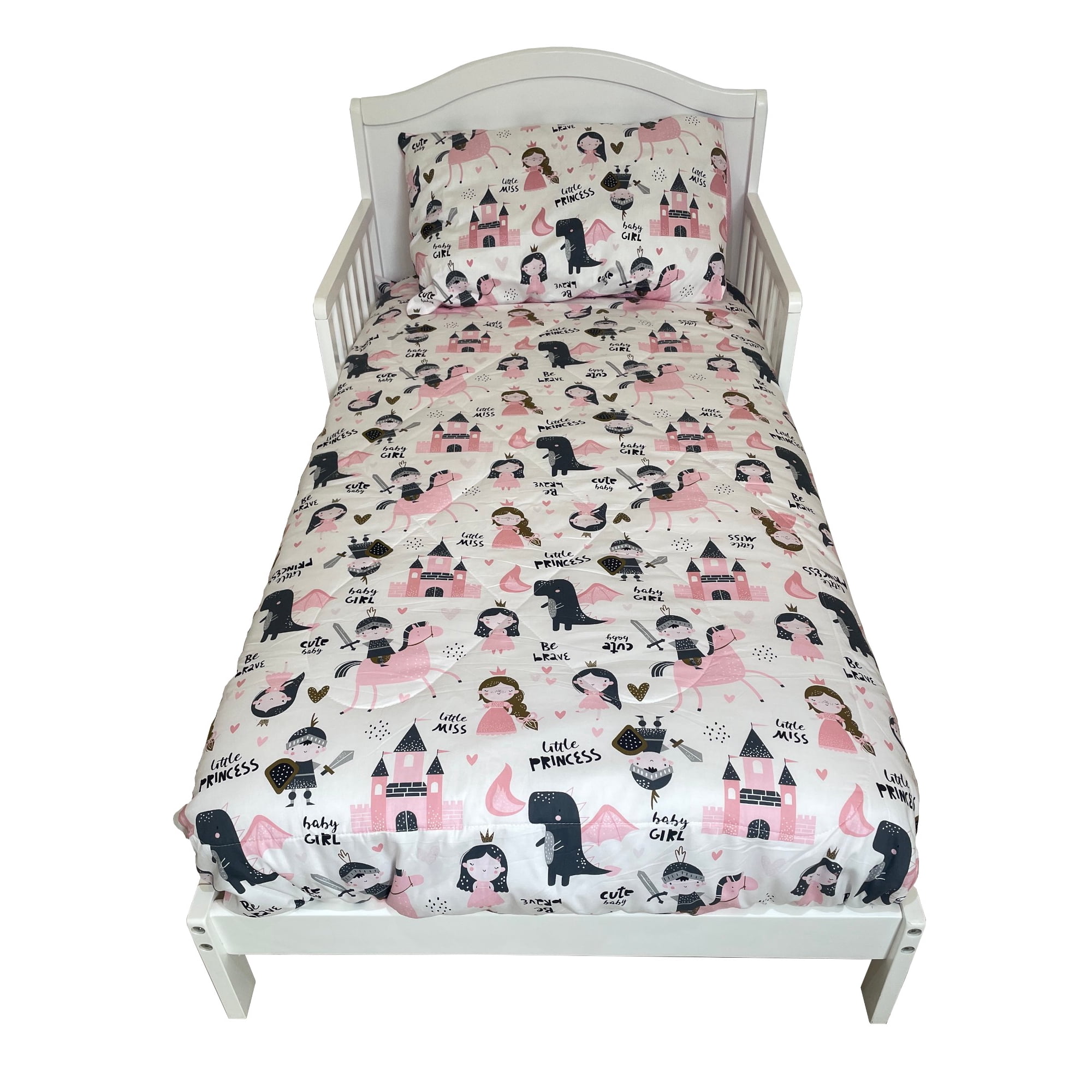 Set Ropa Para Cama De Transición Princesa De 4 Piezas Pellitos