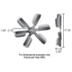 thumbnail image 5 of Aspa de Ventilador Derale 17017 17" Acero Inoxidable Resistente, 5 of 5