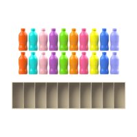 Magideal - Juego De Combinación De Colores, Educación Temprana, Botellas Coloridas, Actividad, Desafío Grupal, Juego De Adivinanzas De Colores, Juegos De Mesa De