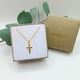 thumbnail image 3 of Collar Cruz Oro Laminado - Dorado, 3 of 3
