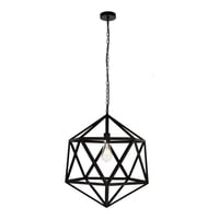 Lámpara Colgante Elegant Lighting Redmond Hierro Negro 50 Cm