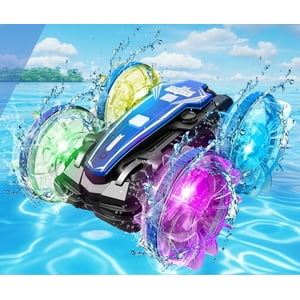 Génerico - Auto Coche A Control Remoto Anfibio Y Tierra Todoterreno Led