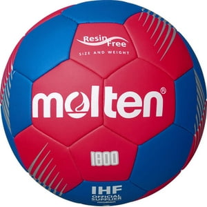Balon Handbol Serie F1800 Resina Free Molten Rojo T.2
