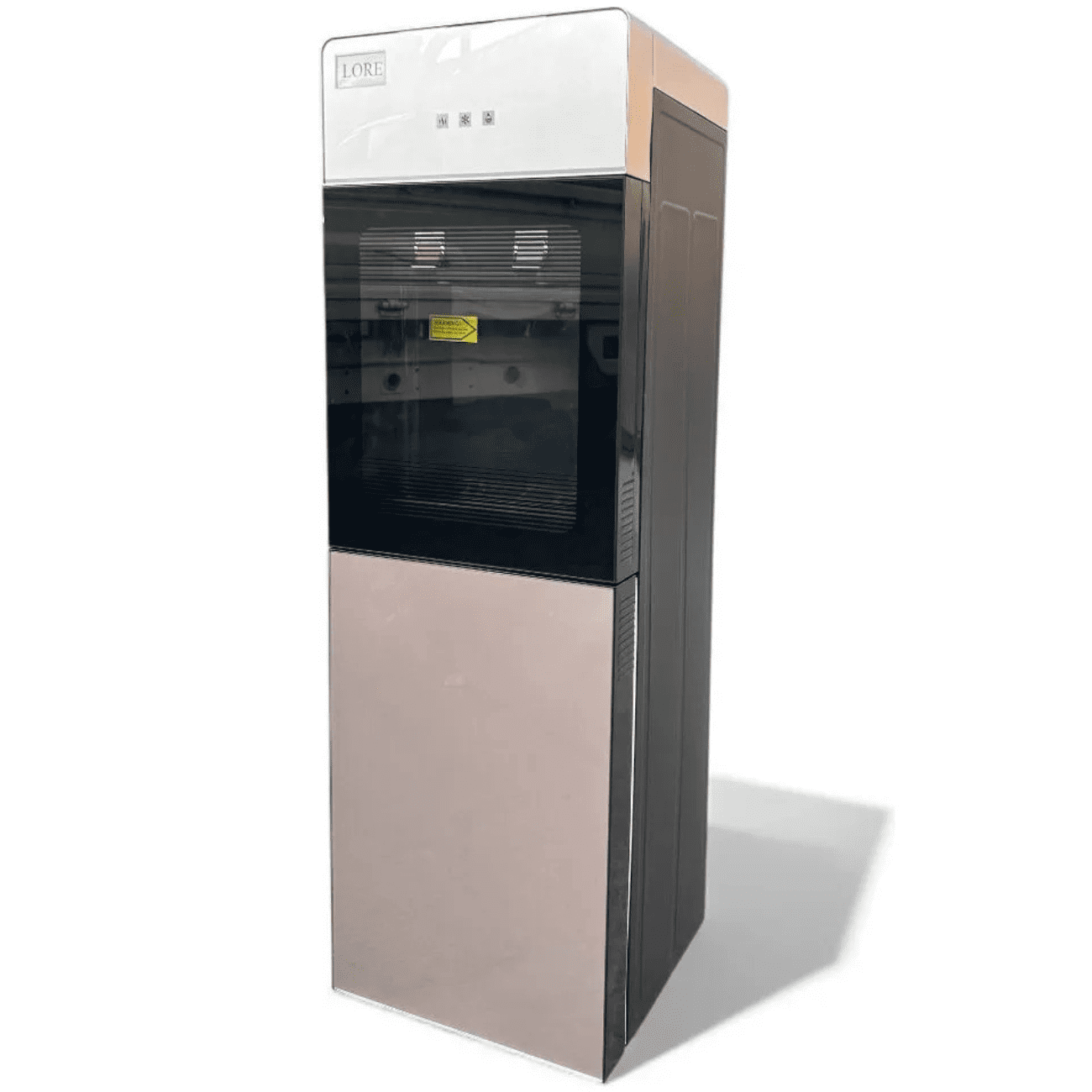 Lore - Dispensador Eléctrico De Agua Fría Y Caliente/frigobar Dorado Oscuro