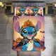 thumbnail image 1 of Halloween Stitch 3 Piece Sets Full/Queen Size - Reversible Microfiber Quilts with Shams Soft Lightweight Bedspread Coverlet Comforter for All Season Bed Sheets, 1 of 4