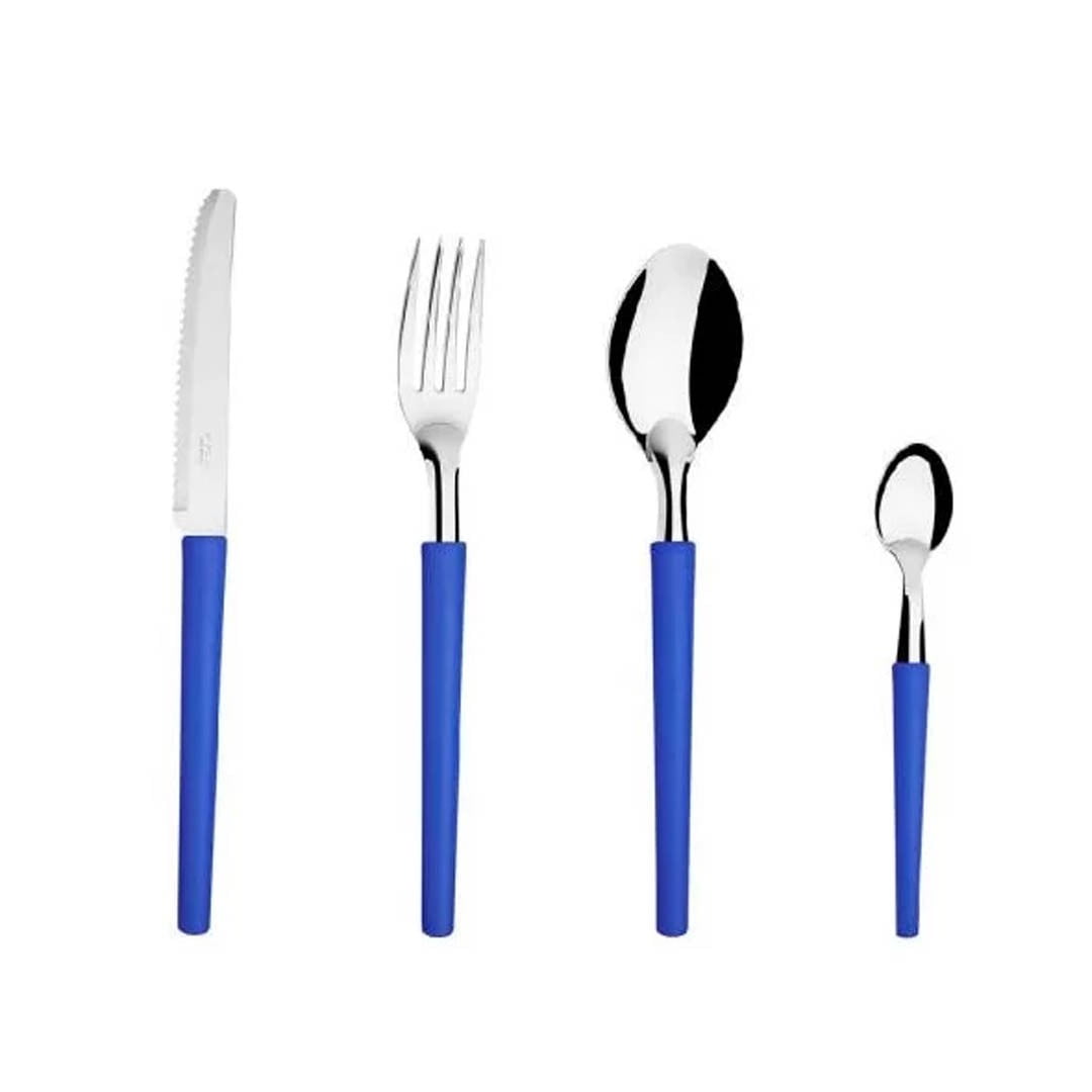 Imahe - Pack Cubiertos 24 Pzas Azul Disolle