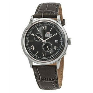Orient - Reloj Bambino Versión 8, Clásico, Correa De Cuero Gris - Ra-Ak0704N10B Para Hombre