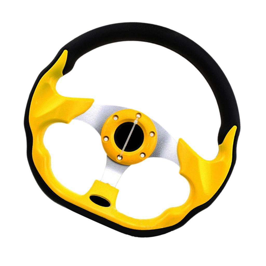 Ioensy - Volante A La Deriva Para Carreras Deportivas De Coche, 320mm, Reemplaza El Volante A La Deriva, Amarillo