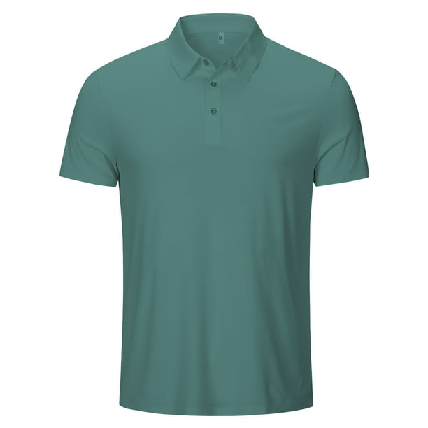 Polera Ultra Dry Fit Con Cuello Manga Corta Nueva Temporada Hombre