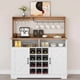 thumbnail image 1 of Mueble Bar Con Enchufe Aparador Buffet Para Cocina Comedor Blanco, 1 of 8