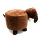 thumbnail image 3 of silla infantil banco puff de peluche perro  37x29x28cm, 3 of 3