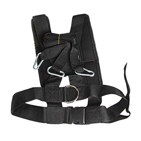 Magideal - Arnés De Entrenamiento Trineo Correa De Hombro Acolchado Entrenamiento De Resistencia De Fuerza Multifuncional Para Tirar De Neumáticos Ejercicio Musc Fortalecer