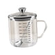 thumbnail image 5 of Taza Medidora de Vidrio con Jarra Medidora con Tapa, Taza a Escala de Vidrio de Borosilicato Resistente Al Calor con Asa para Líquido, Café Y Leche 350ml, 5 of 5